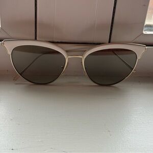 Vintage Prada Metallic Gold Eyewear